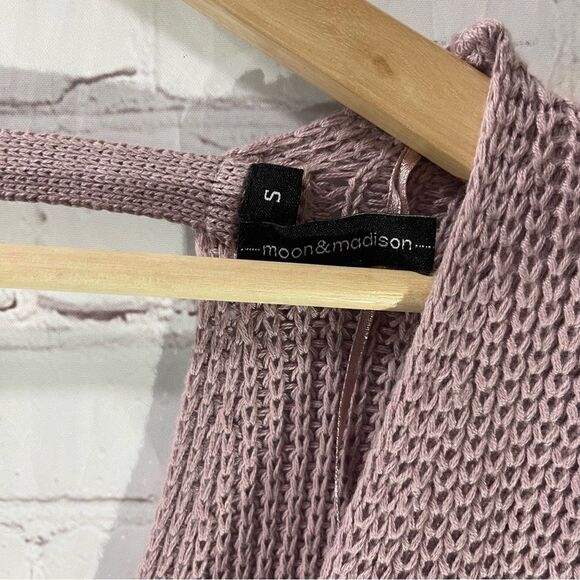 Moon & Madison Wrap Knit Oversized Sweater Top - Picture 3 of 6